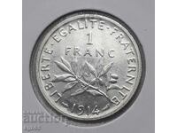 1 franc 1914. France. Super quality.