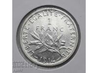 1 franc 1914. Franta.Calitate super.