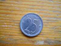 25 centimes 1970 - Βέλγιο