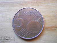 5 ευρώ λεπτά 2005 - Βέλγιο