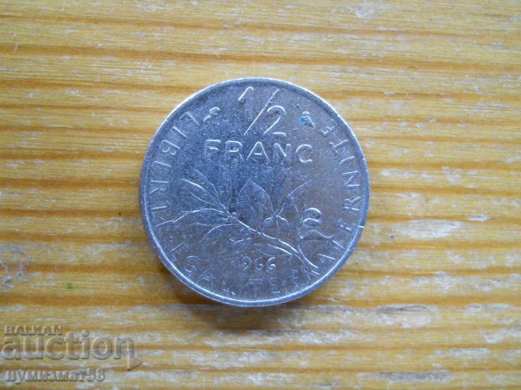 1/2 franc 1966 - Franta