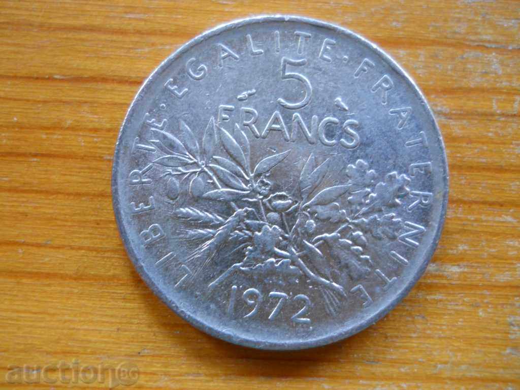 5 franci 1972 - Franta