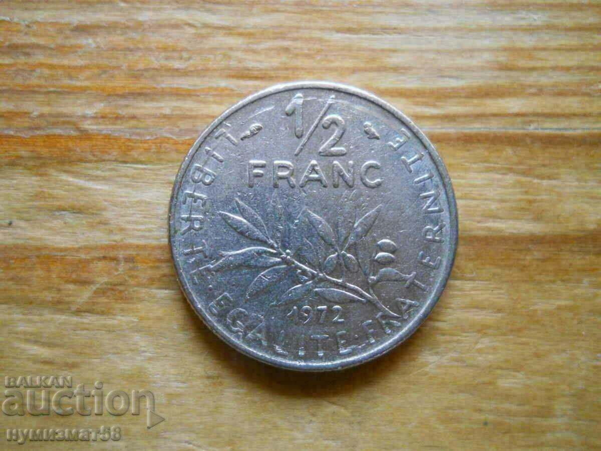 1/2 franc 1972 - France