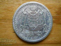 2 франка 1943  - Монако