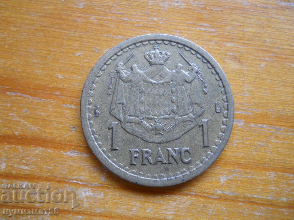 1 franc 1945 - Monaco