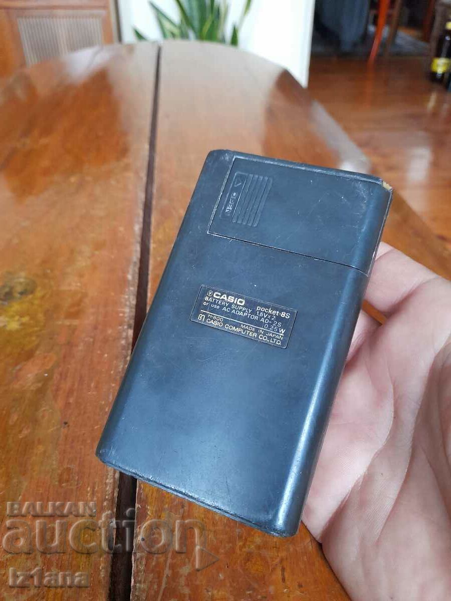 Δημοπρασία Παλιά αριθμομηχανή Casio Pocket-8S