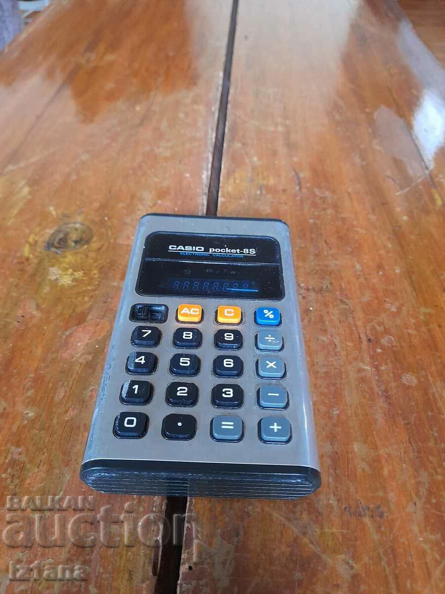 Old Casio Pocket-8S calculator