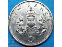 Μεγάλη Βρετανία 5 New Pence 1980