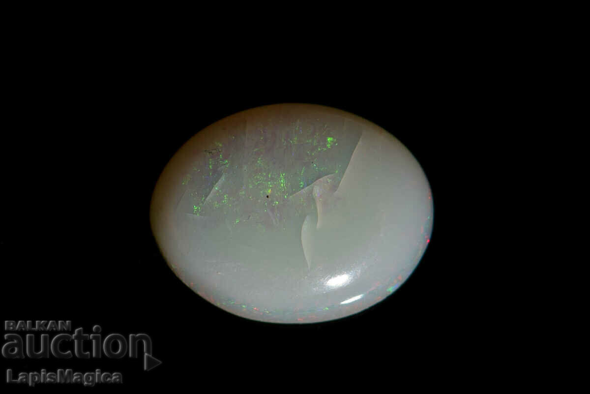 Opal de cristal australian 1,30 ct Cabochon oval