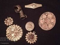 Lot of pieces of Renaissance jewelry