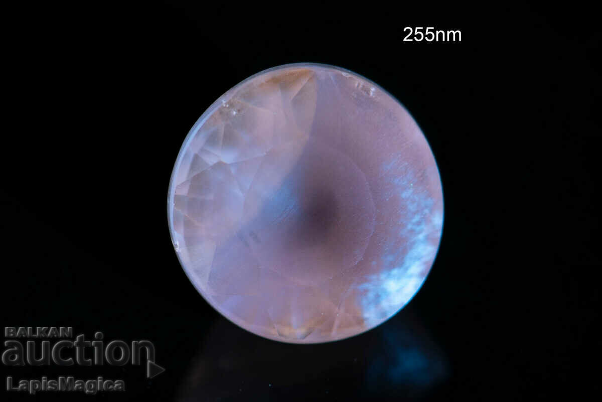 White Natural Zircon 6.6mm 2.19ct Untreated Fluorescence with price 44.00 BGN | € 22.50 White Natural Zircon 6.6mm 2.19ct Untreated Fluorescence with price 44.00 BGN | € 22.50