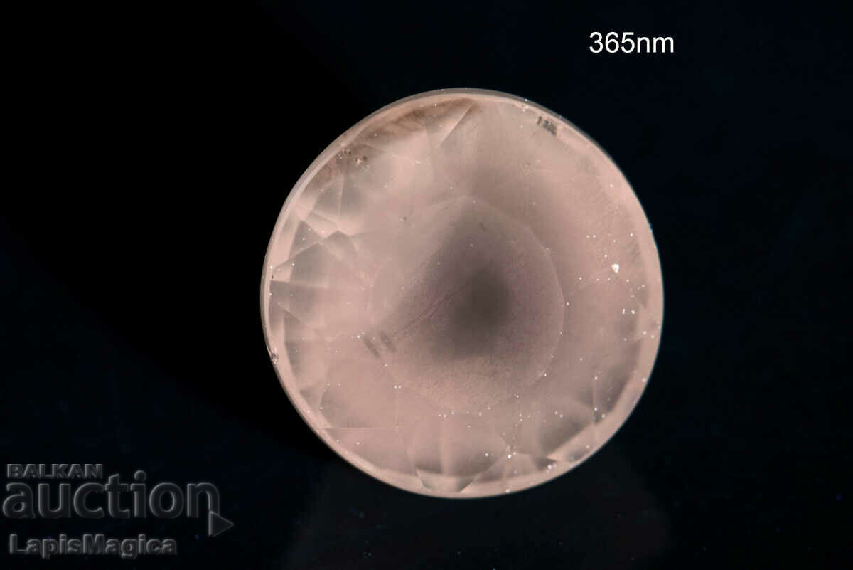 Auction White Natural Zircon 6.6mm 2.19ct Untreated Fluorescence Auction White Natural Zircon 6.6mm 2.19ct Untreated Fluorescence