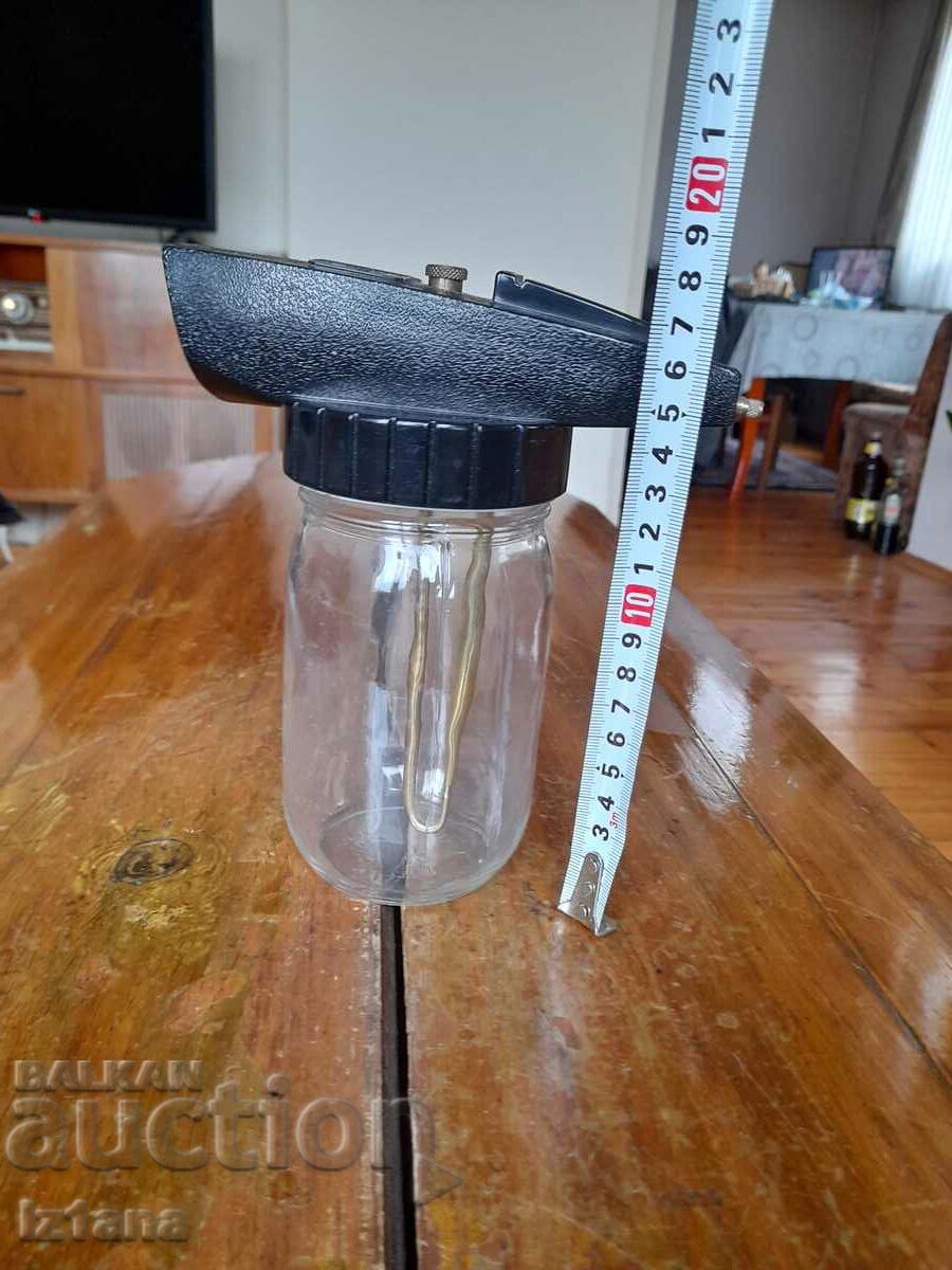 Old vacuum cleaner jar with price 26.00 BGN | € 13.29 Old vacuum cleaner jar with price 26.00 BGN | € 13.29