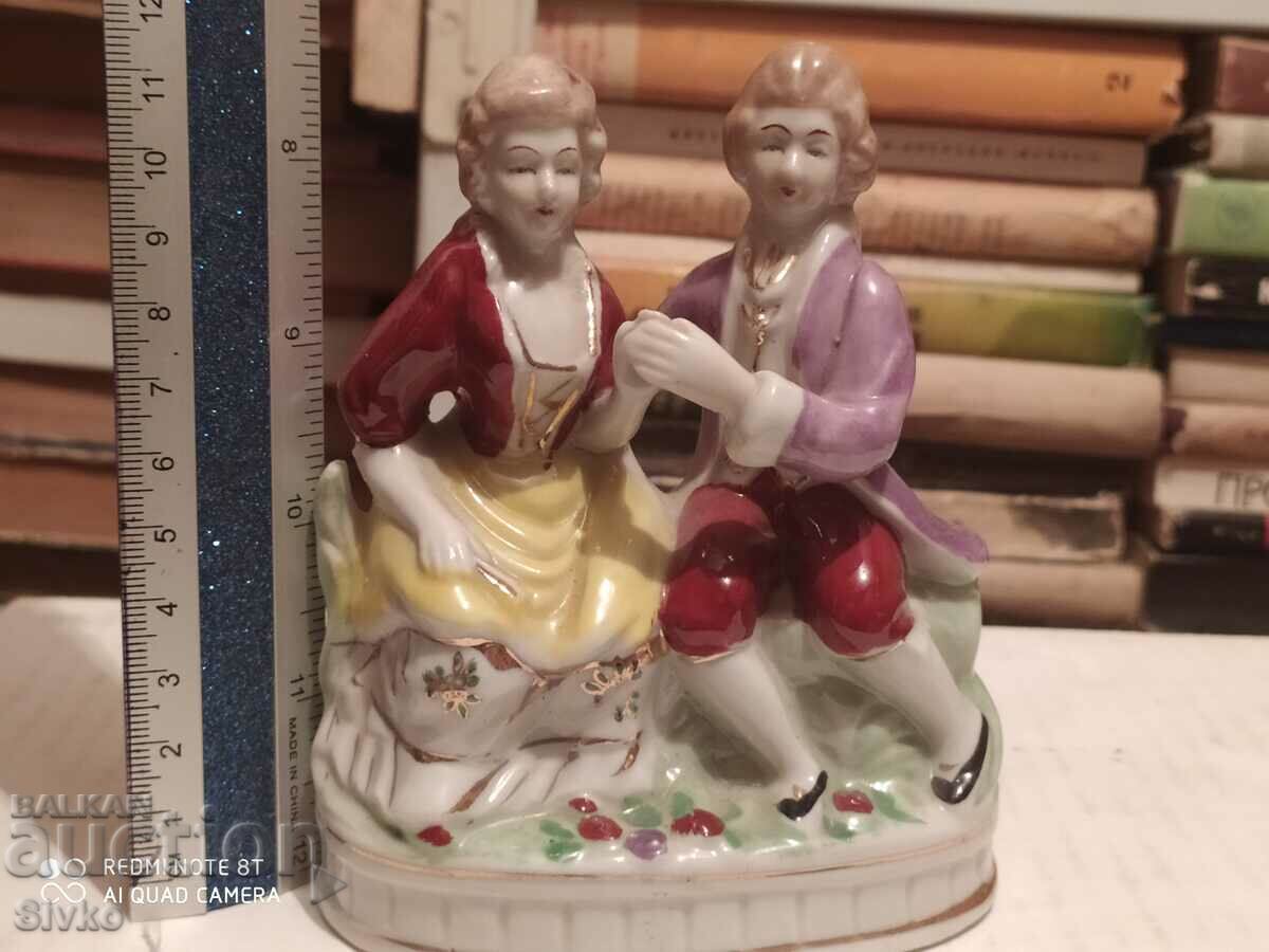Porcelain figurine, lovers