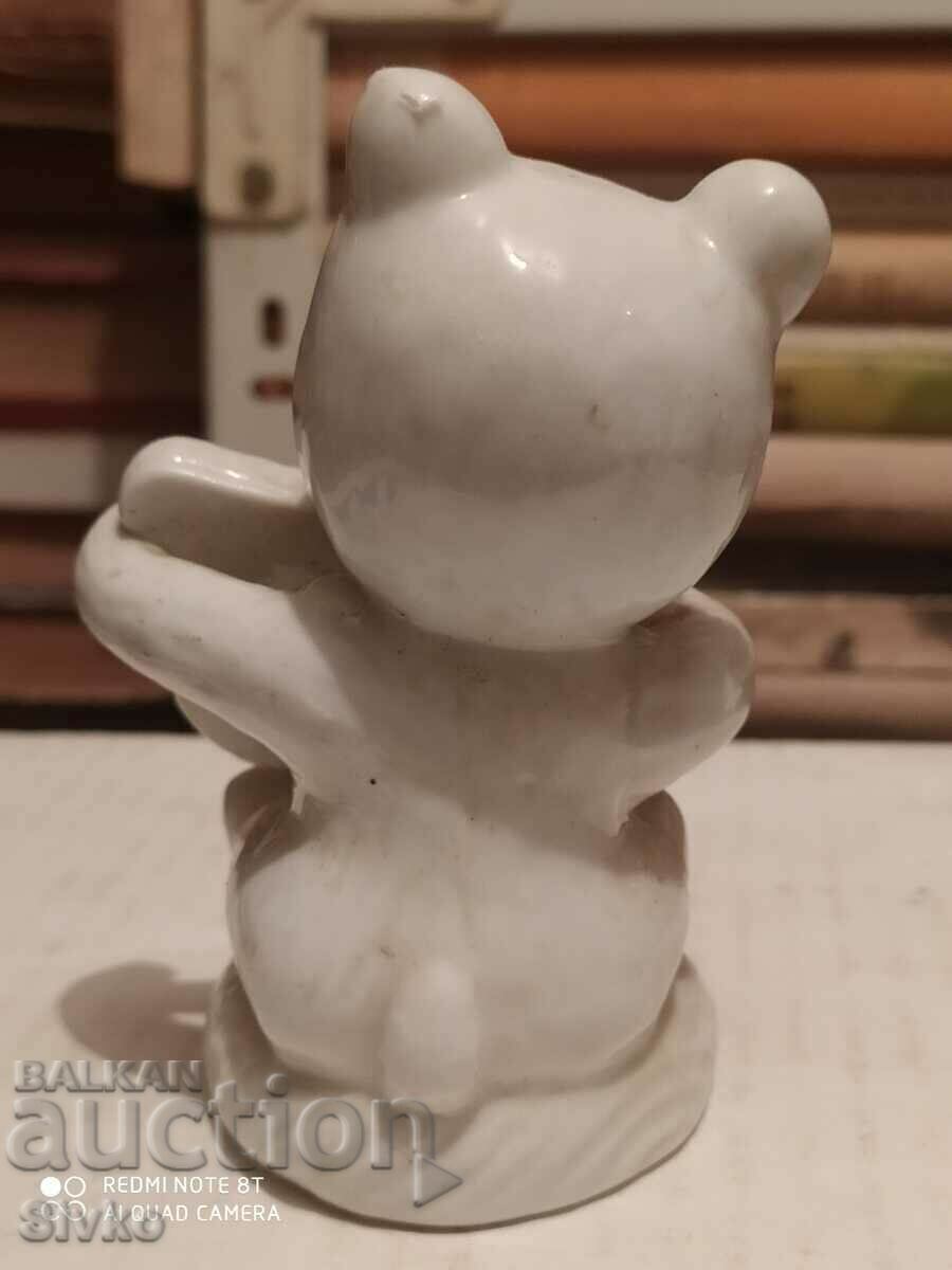 Πορσελάνινη φιγούρα, αρκούδα με άρπα με τιμή 2.99 BGN | € 1.53