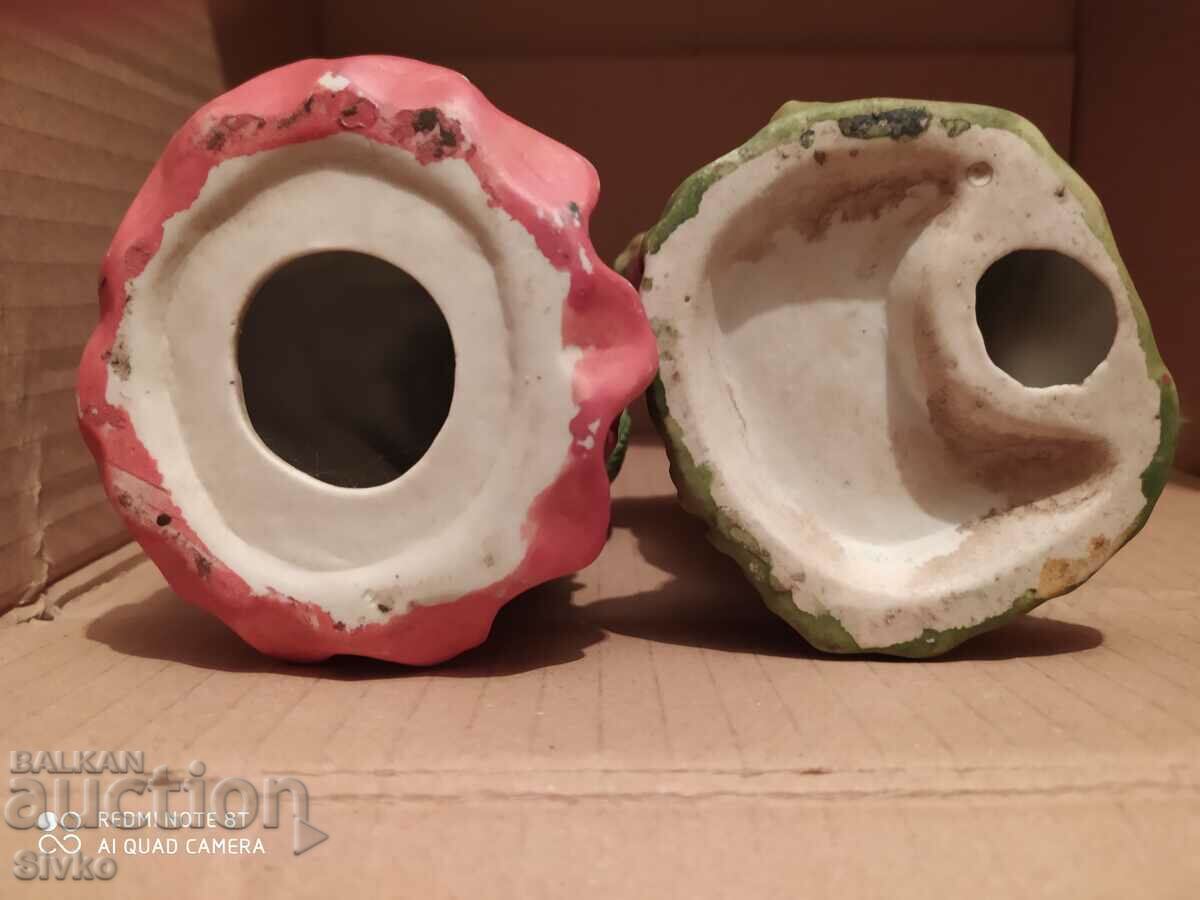 Statuettes, figurines, gardener rabbits - 6 Statuettes, figurines, gardener rabbits - 6