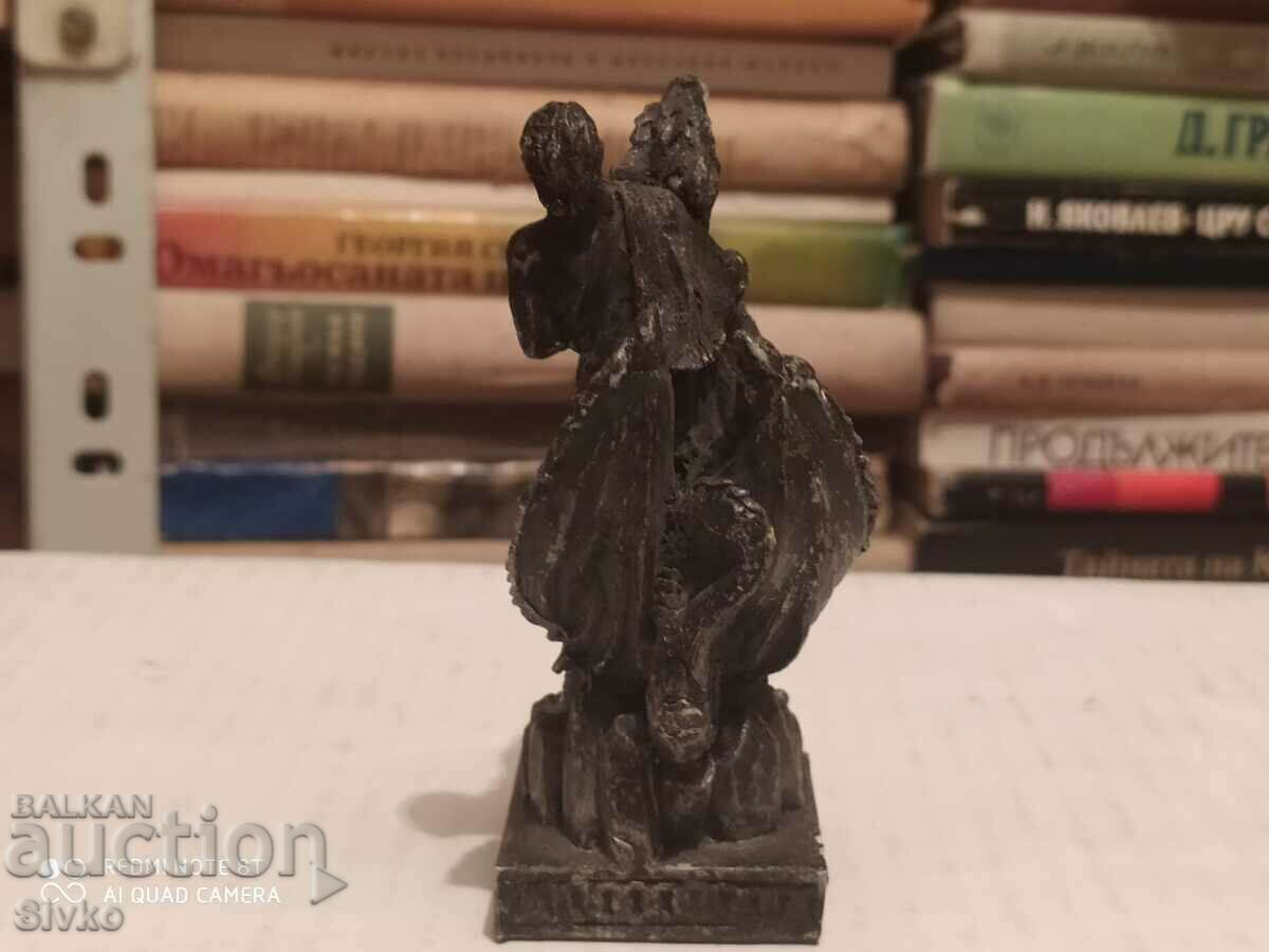 Auction  Figure dragon with rider