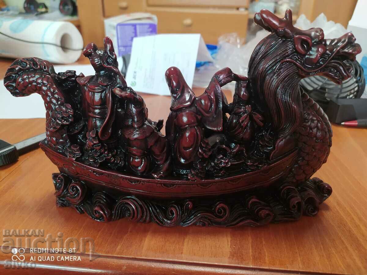 Figure massive dragon boat and people with price 19.99 BGN | € 10.22 Figure massive dragon boat and people with price 19.99 BGN | € 10.22