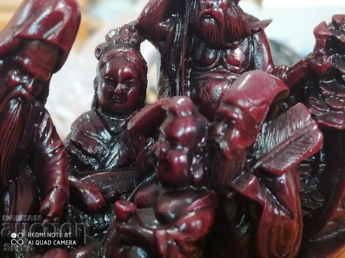 Figure massive dragon boat and people - 5 Figure massive dragon boat and people - 5