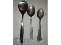 Lot of old spoons