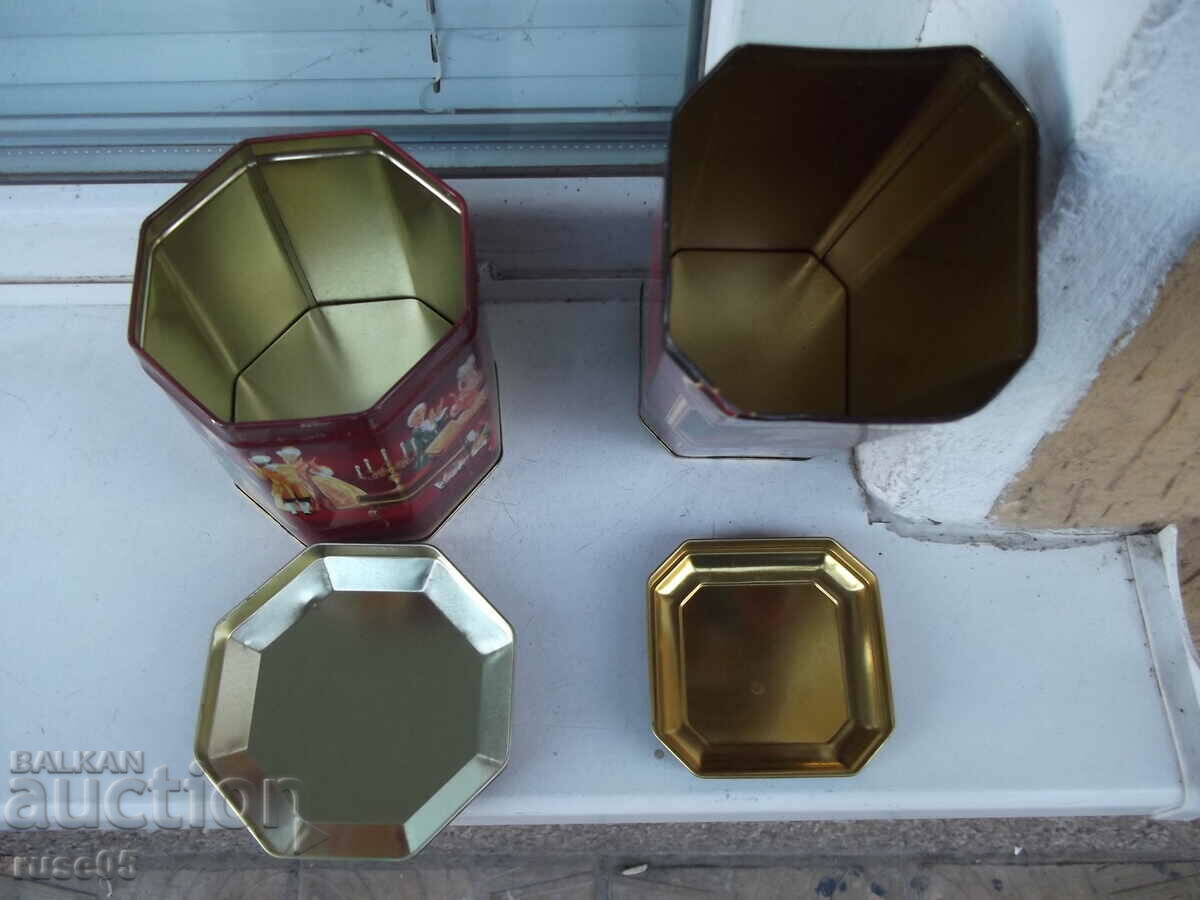 Παρτίδα 2 τεμ. όμορφα μεταλλικά κουτιά - 7