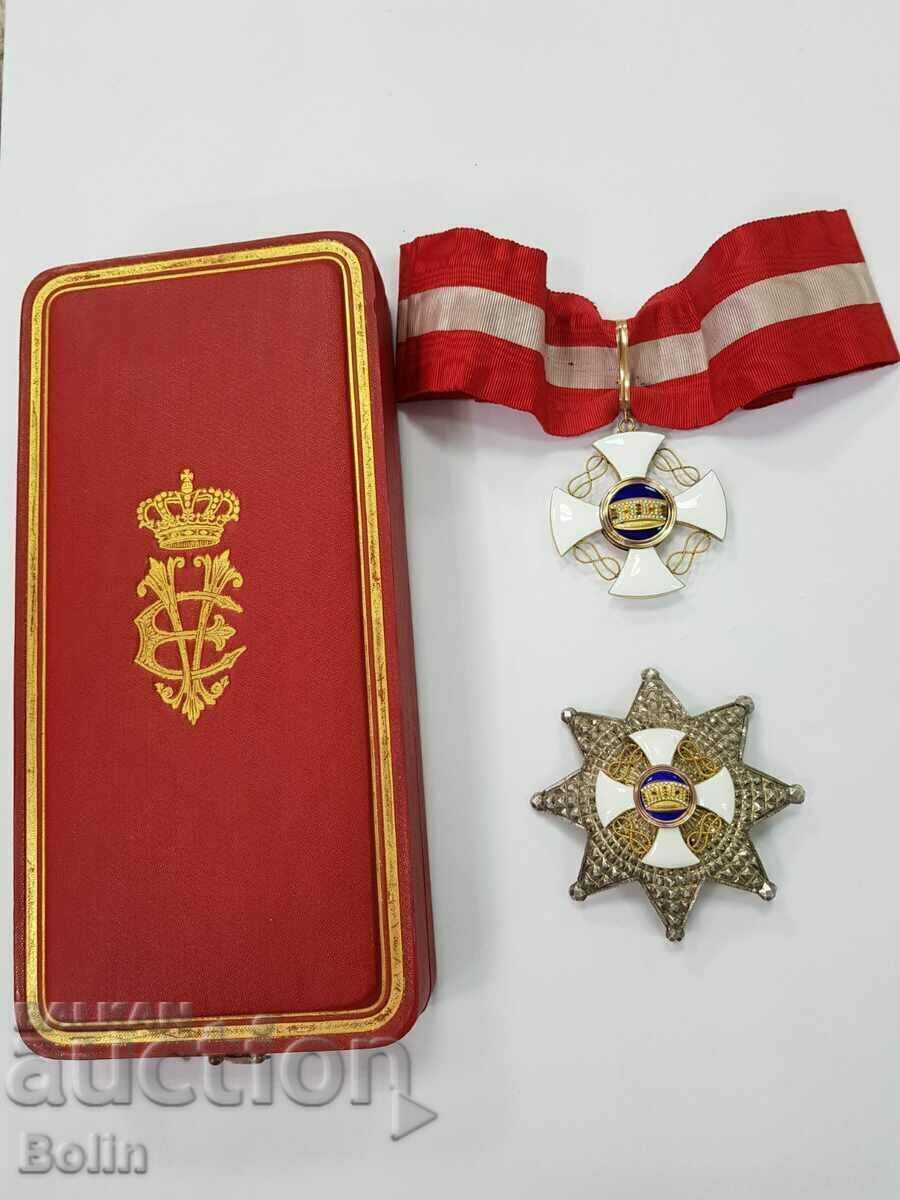 Collectible Italian Order of the Crown Gold 18K with price 2600.00 BGN | € 1329.36 Collectible Italian Order of the Crown Gold 18K with price 2600.00 BGN | € 1329.36