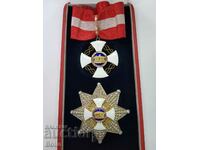 Колекционен италиански Орден на Короната злато 18 карата