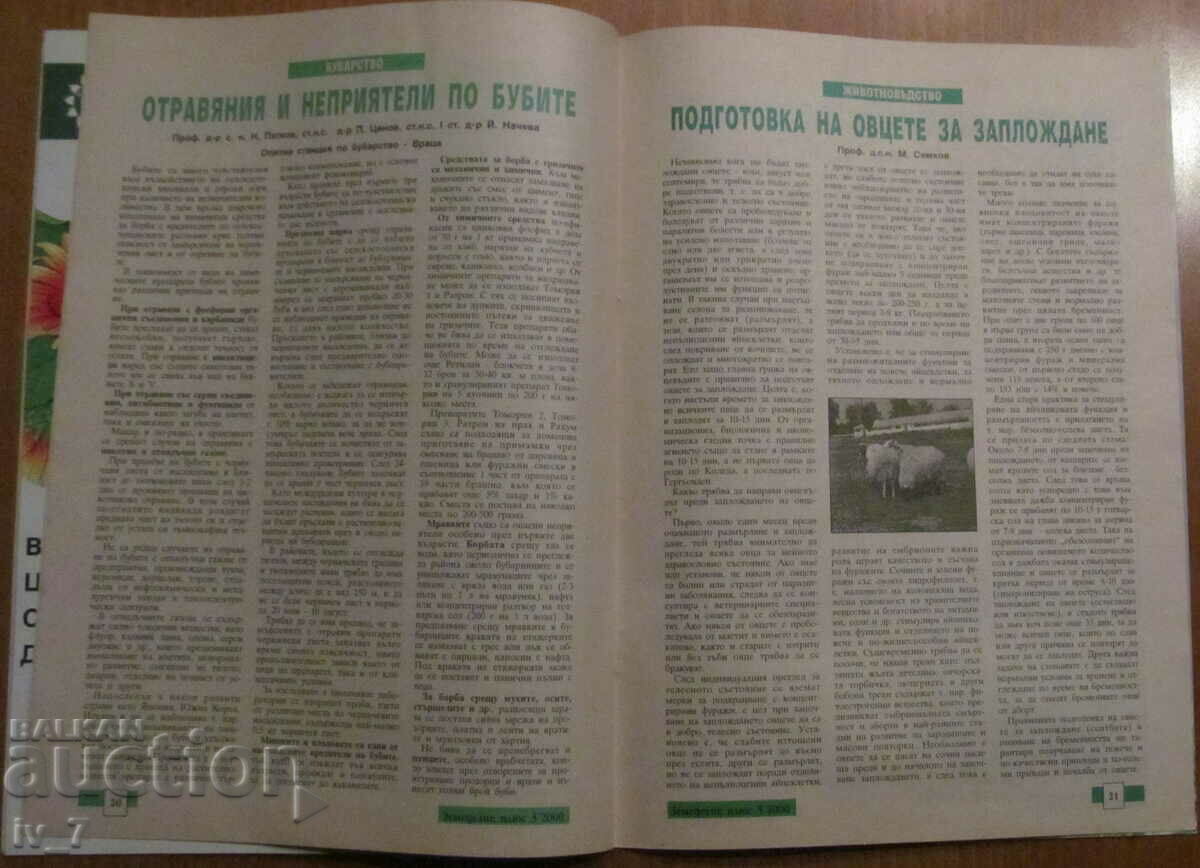 "AGRICULTURE" MAGAZINE - ISSUE 5, 2000 - 7 "AGRICULTURE" MAGAZINE - ISSUE 5, 2000 - 7