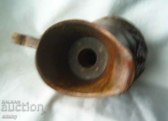 Souvenir - Wooden jug with wood carving - 5 Souvenir - Wooden jug with wood carving - 5