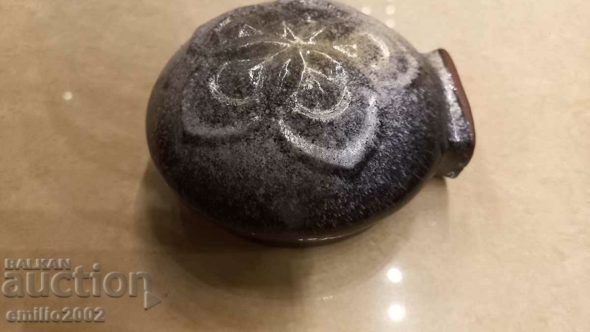 Ceramic wall vase retro social - 5