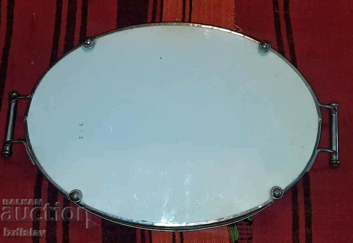 Old porcelain tray 1930 with price 50.00 BGN | € 25.56 Old porcelain tray 1930 with price 50.00 BGN | € 25.56