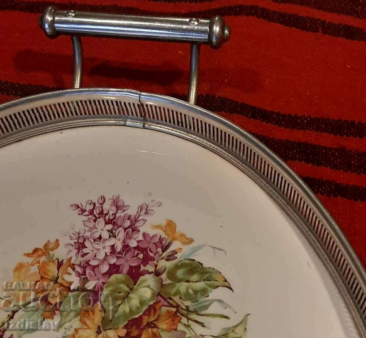 Old porcelain tray 1930 - 6 Old porcelain tray 1930 - 6