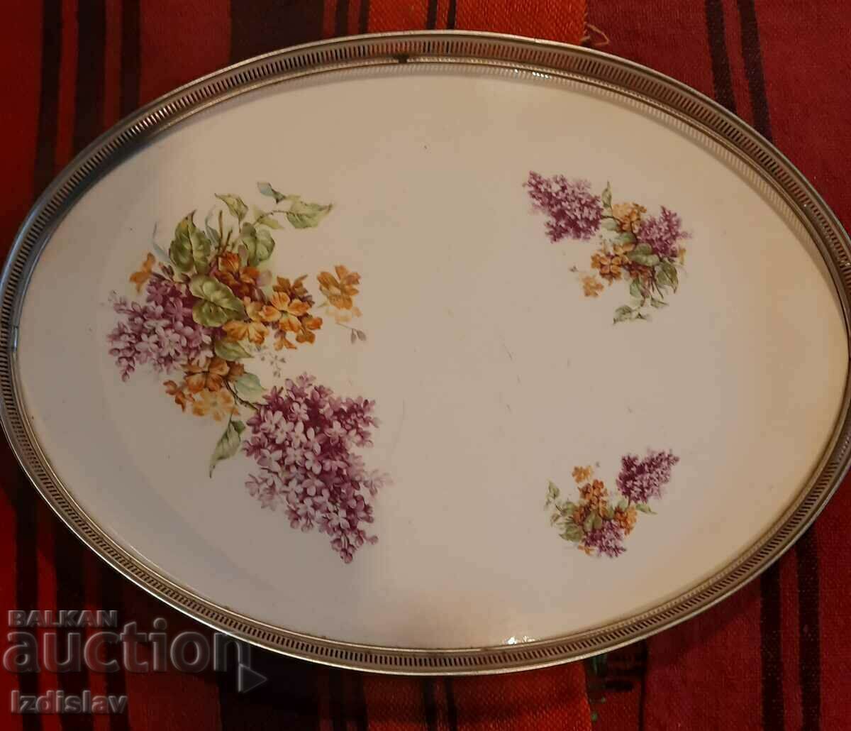 Old porcelain tray 1930 - 7 Old porcelain tray 1930 - 7