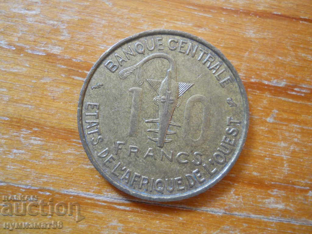 10 φράγκα 1959 - Δυτική Αφρική