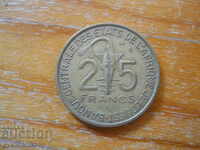 25 франка 1971 г  - Западна Африка