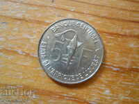 5 francs 1977 - West Africa