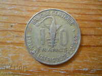 10 franci 1978 - Africa de Vest