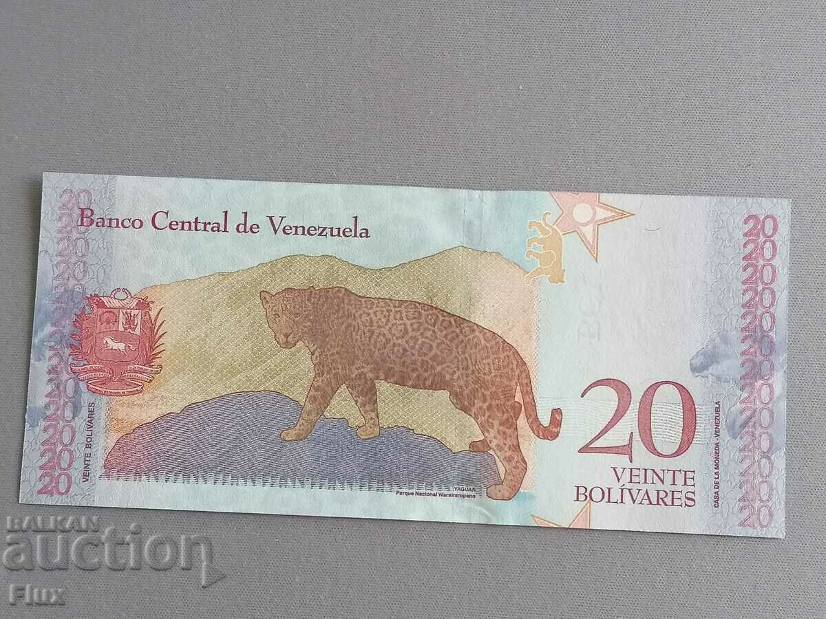 Banknote - Venezuela - 20 bolivars UNC | 2018 with price 4.50 BGN | € 2.30 Banknote - Venezuela - 20 bolivars UNC | 2018 with price 4.50 BGN | € 2.30