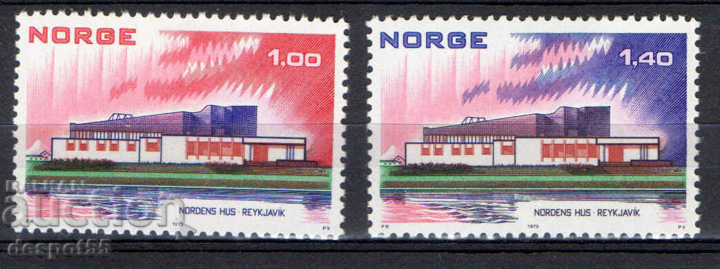 1973. Норвегия. Северна къща в Рейкявик.
