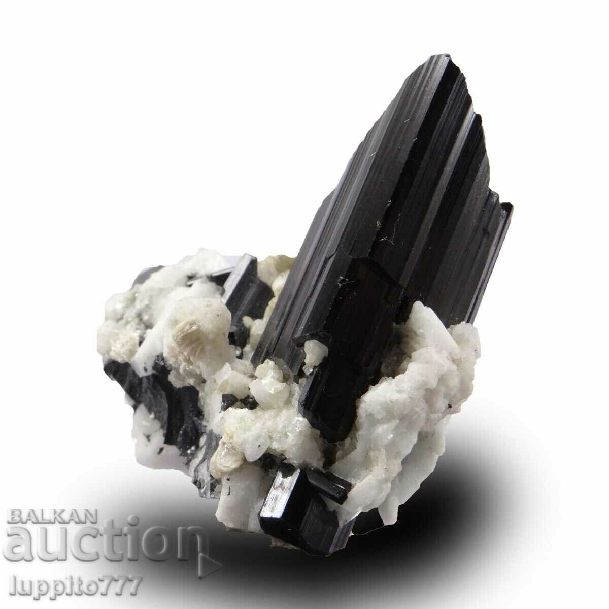 natural black tourmaline on matrix unique 30 grams - 7 natural black tourmaline on matrix unique 30 grams - 7