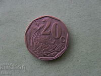 20 цента 2009 г. Южна Африка