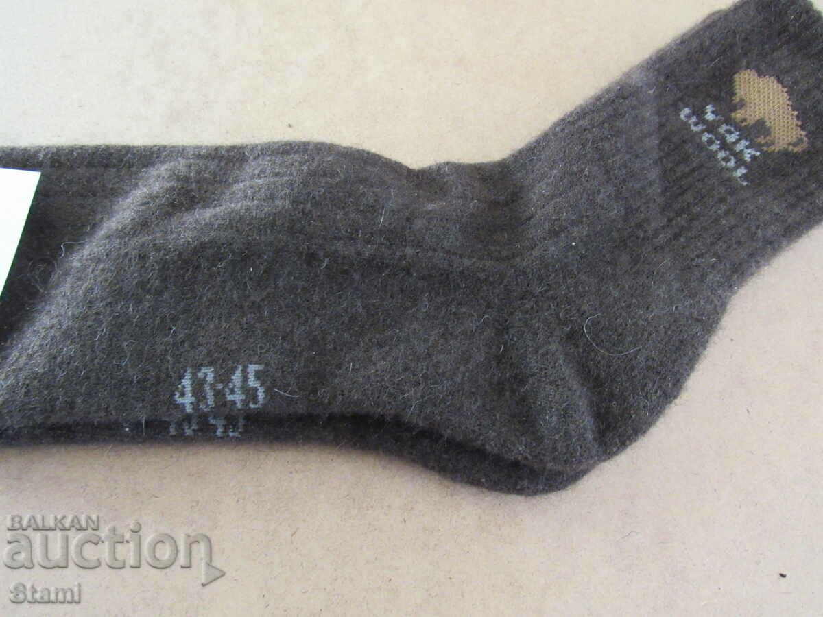 Вълнени чорапи от Монголия, размер 43-45,100%вълна от як