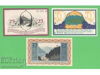 (¯`'•.¸NOTGELD (city Ziegenrück) 1921 UNC -3 pcs. banknotes '´¯)