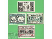 (¯`'•.¸NOTGELD (city Stolzenau) 1921 UNC -4 pcs. banknotes '´¯)