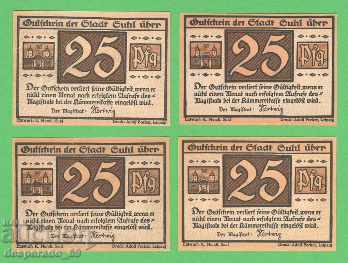 (¯`'•.¸NOTGELD (city Guhl) UNC -4 pcs. banknotes¸.•'´¯) with price 10.40 BGN | € 5.32 (¯`'•.¸NOTGELD (city Guhl) UNC -4 pcs. banknotes¸.•'´¯) with price 10.40 BGN | € 5.32