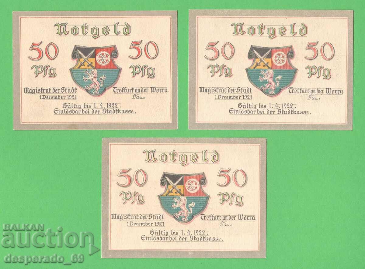 (¯`'•.¸NOTGELD (city Treffurt) 1921 UNC -6 pcs. banknotes.•'´¯) with price 21.00 BGN | € 10.74 (¯`'•.¸NOTGELD (city Treffurt) 1921 UNC -6 pcs. banknotes.•'´¯) with price 21.00 BGN | € 10.74