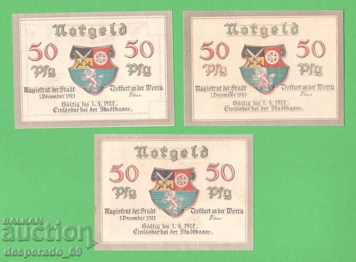 (¯`'•.¸NOTGELD (πόλη Treffurt) 1921 UNC - 5 χαρτονομίσματα.•'´¯) με τιμή € 9.00 | 17.60 BGN