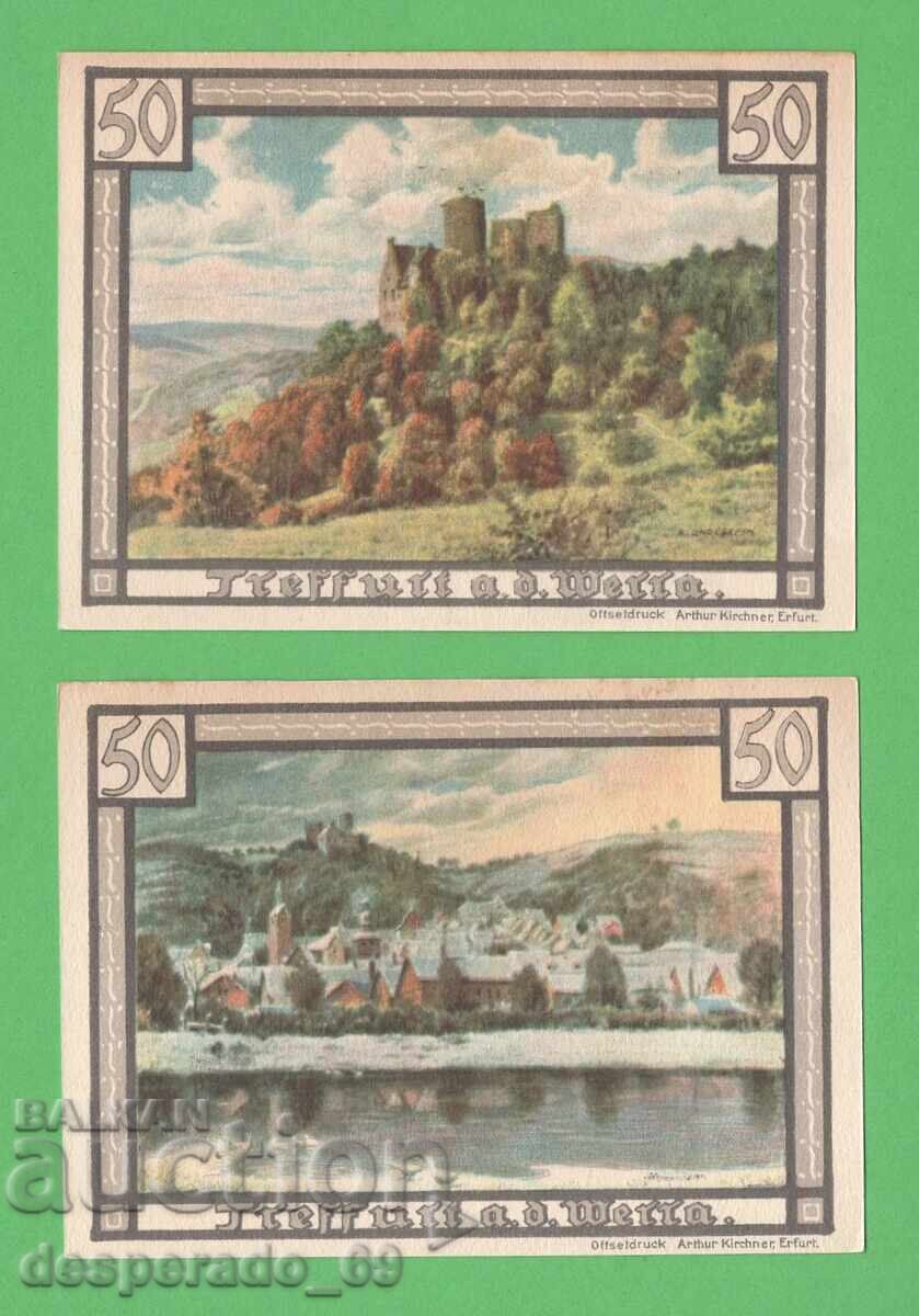 Δημοπρασία (¯`'•.¸NOTGELD (πόλη Treffurt) 1921 UNC - 5 χαρτονομίσματα.•'´¯)