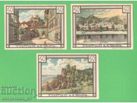 (¯`'•.¸NOTGELD (city Treffurt) 1921 UNC -6 pcs. banknotes.•'´¯)