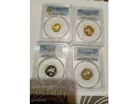 Set-new PR-Coins 2002 1, 5 and 2 pcs. 20 st.